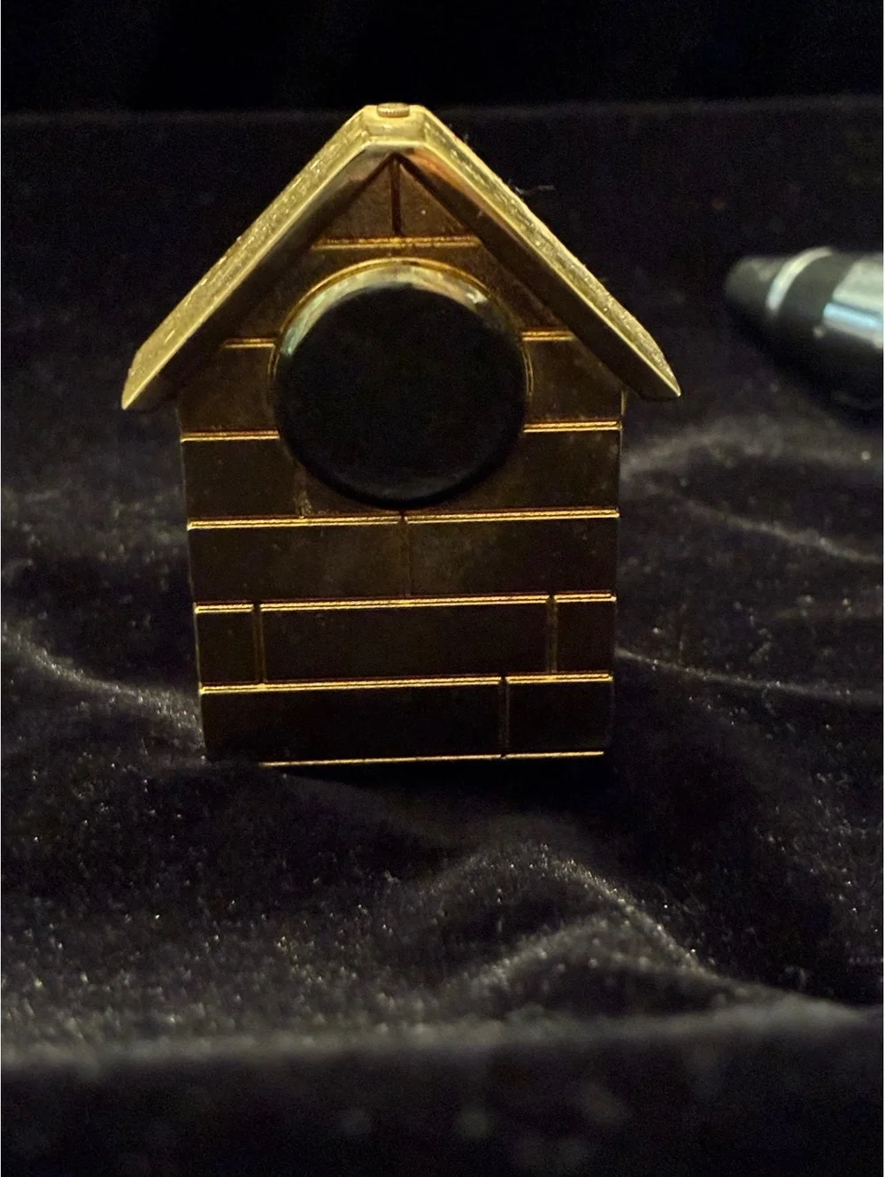 Vintage Miniature Gold Tone Clock Lot
